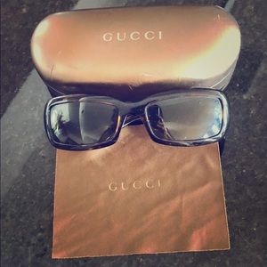 Authentic Gucci tortoise Horsebit sunglasses